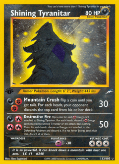 Shining Tyranitar - Neo Destiny