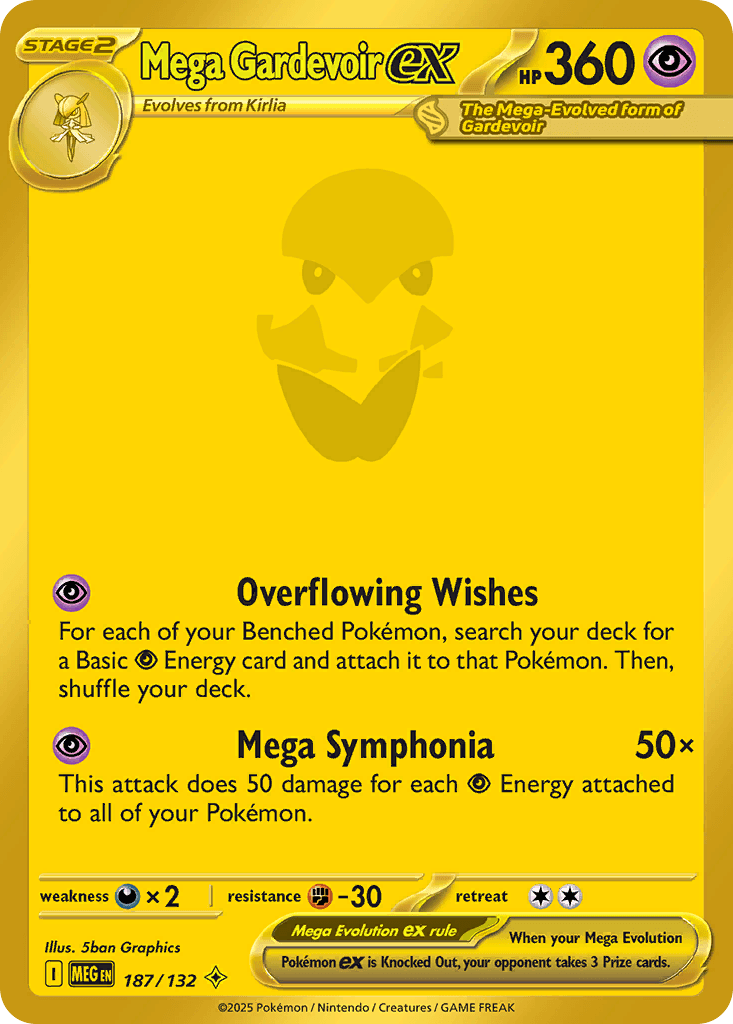 Mega Gardevoir ex #187/132