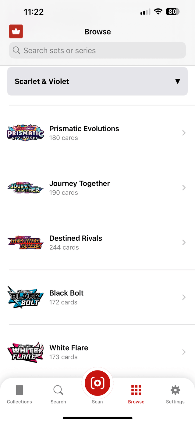 PokeScope Browse Sets