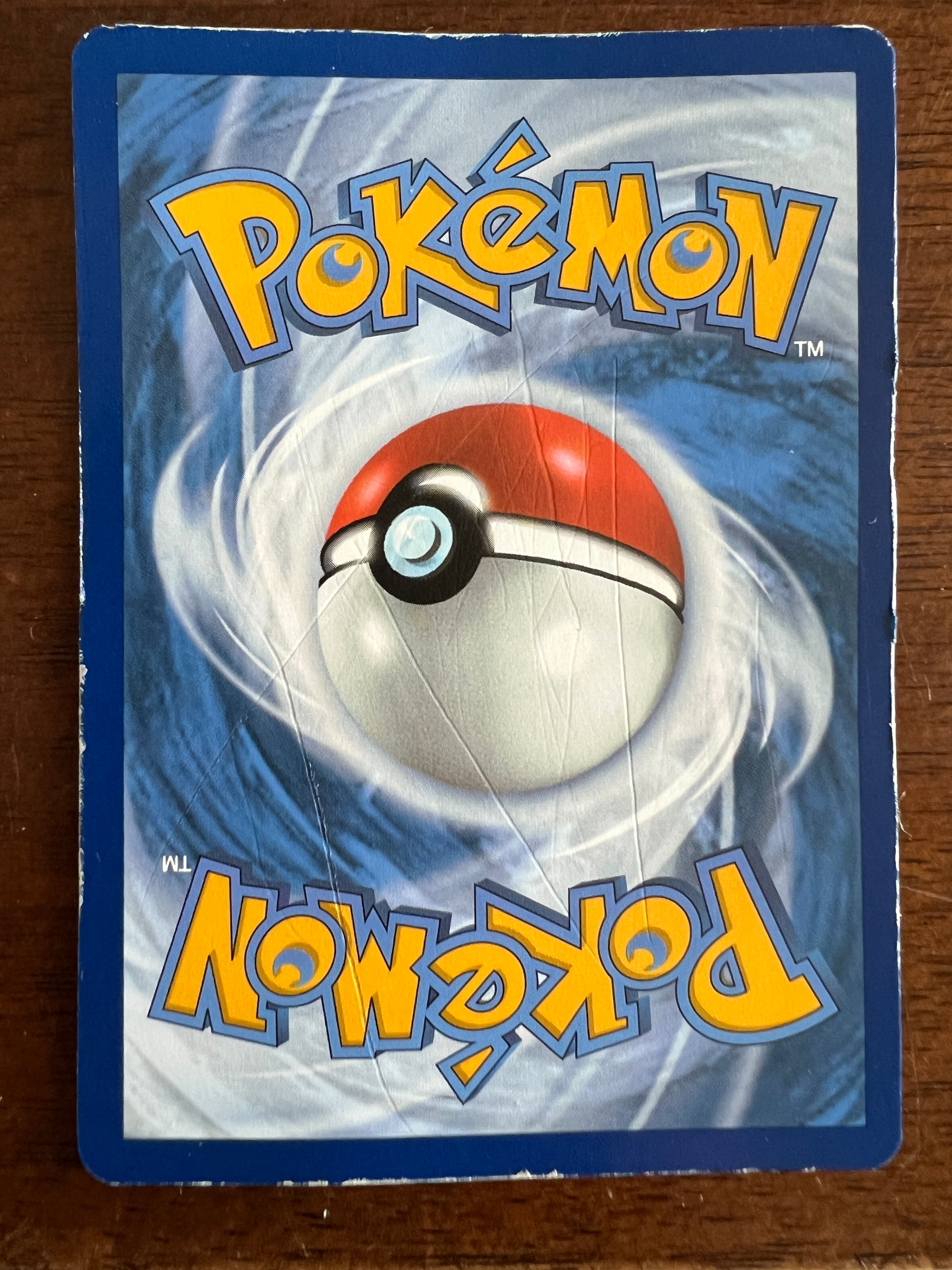 Heavily Played Pokemon Card Example
