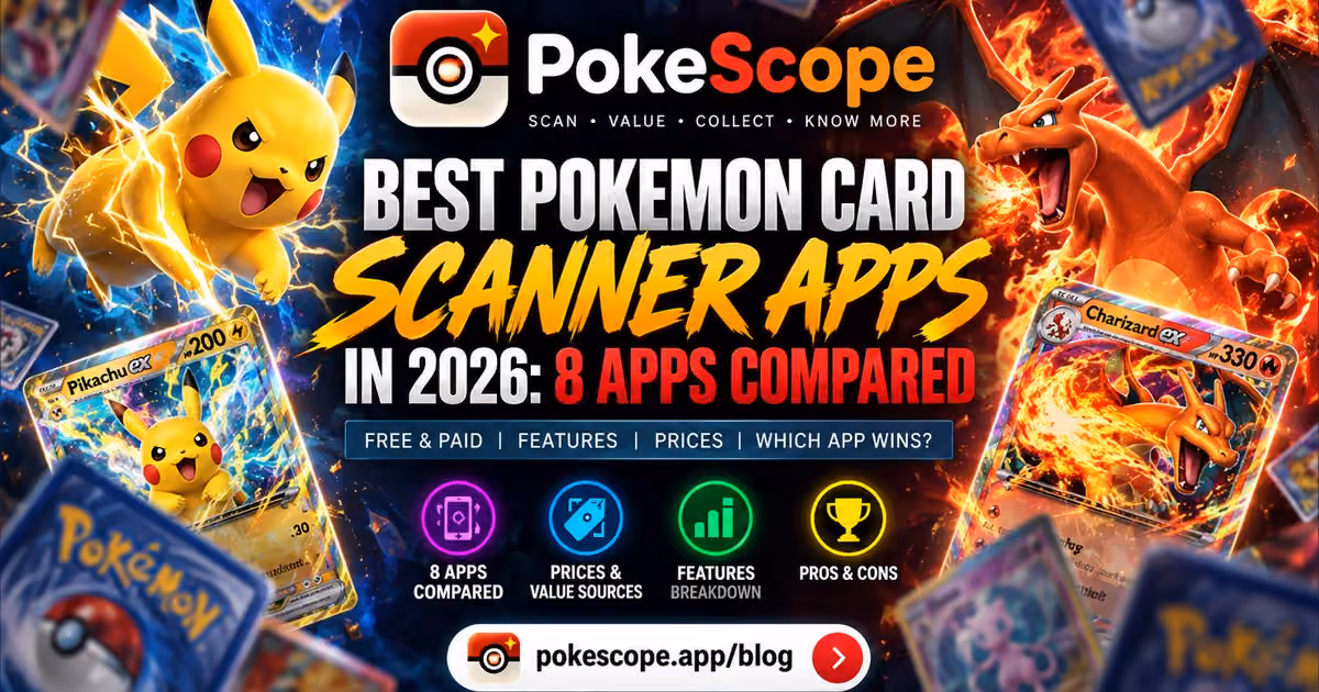 Best Pokemon Card Scanner Apps in 2026: 8 Apps Compared (Free & Paid)