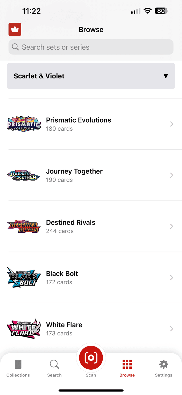 PokeScope Browse Sets