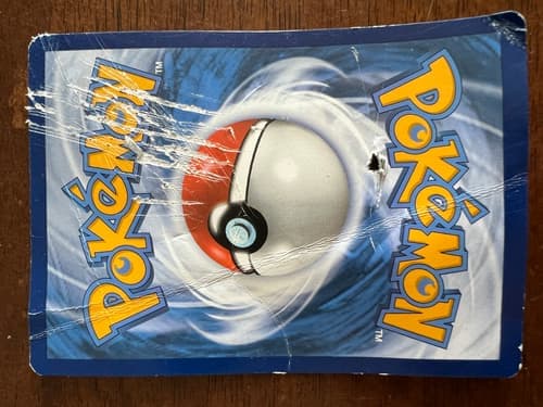 Damaged Pokemon Card Example